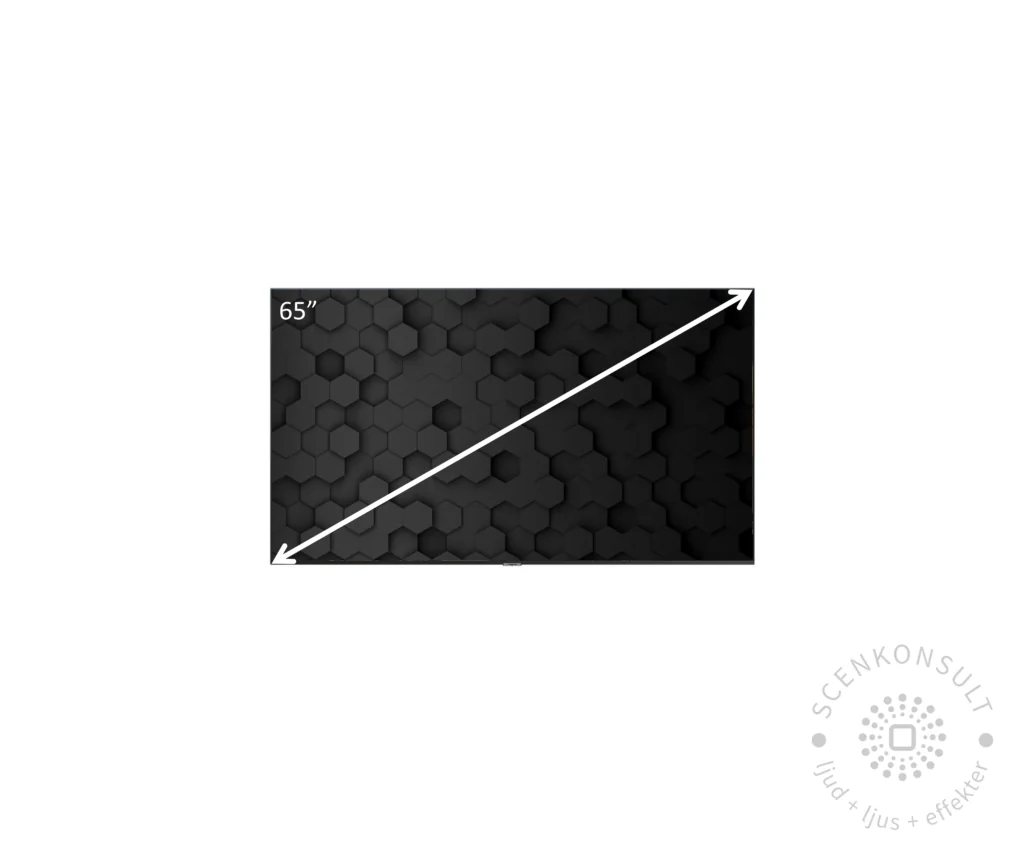 65" Skärm (4K UHD)