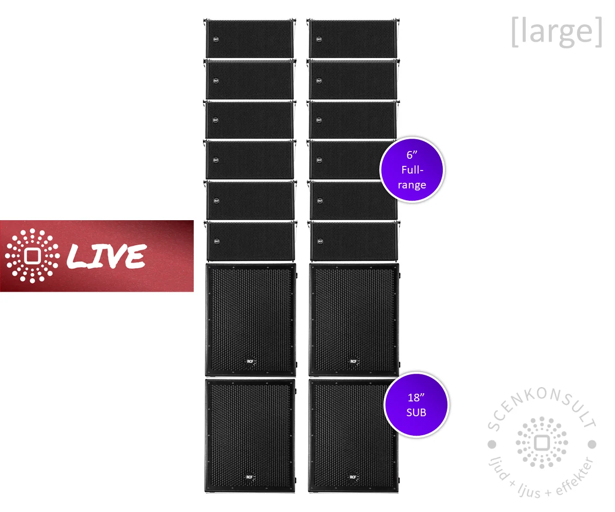 Line Array, Large