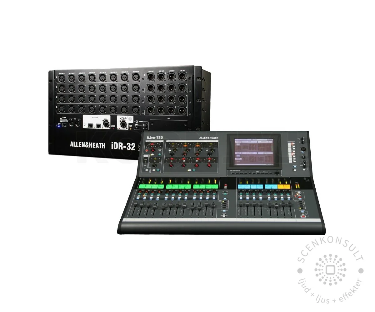 Digitalt mixerbord, 32+16 kanaler
