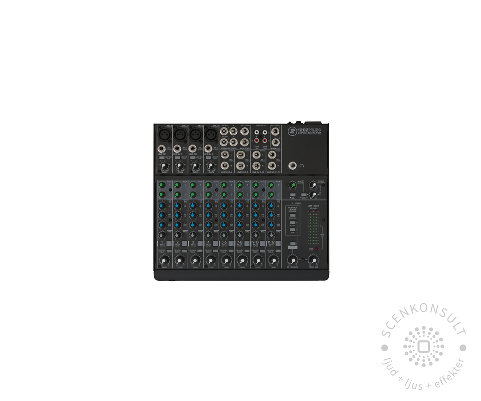 Analogt mixerbord, 4+4 kanaler