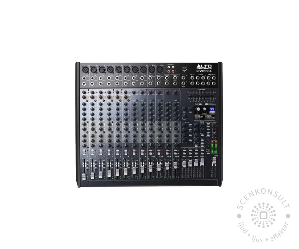 Analogt Mixerbord, 12+4 kanaler