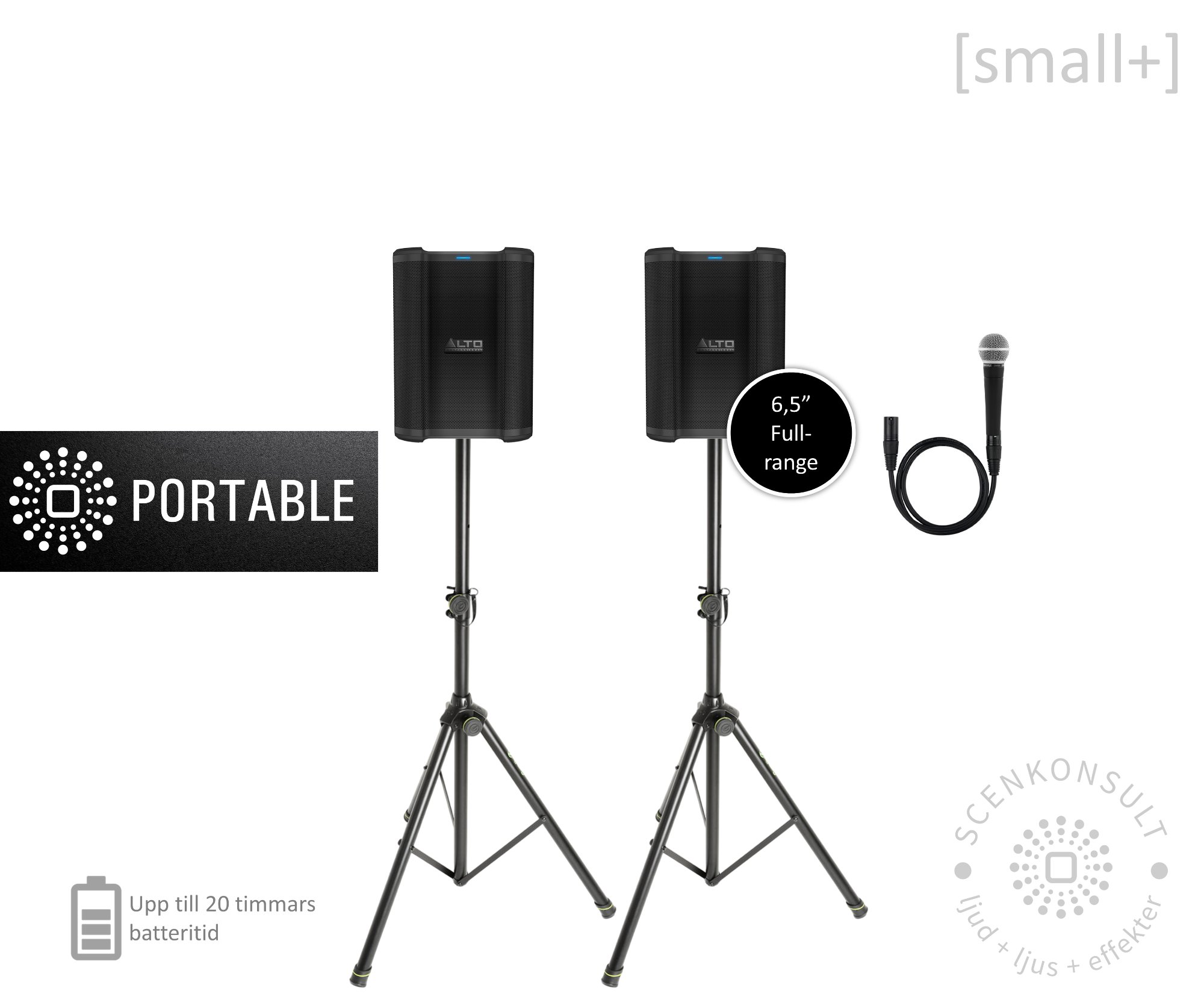 Portable, Small Duo