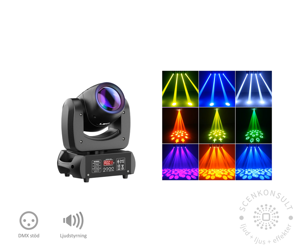 Moving Head Beam/Spot (100W COB)