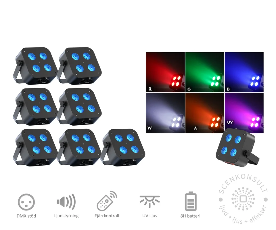 LED-armatur, uppladdningsbar