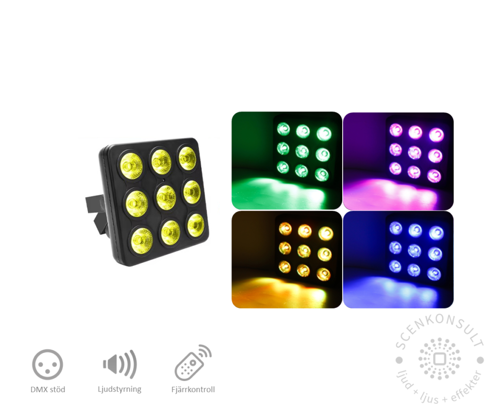 LED PAR (9x10W RGBW)