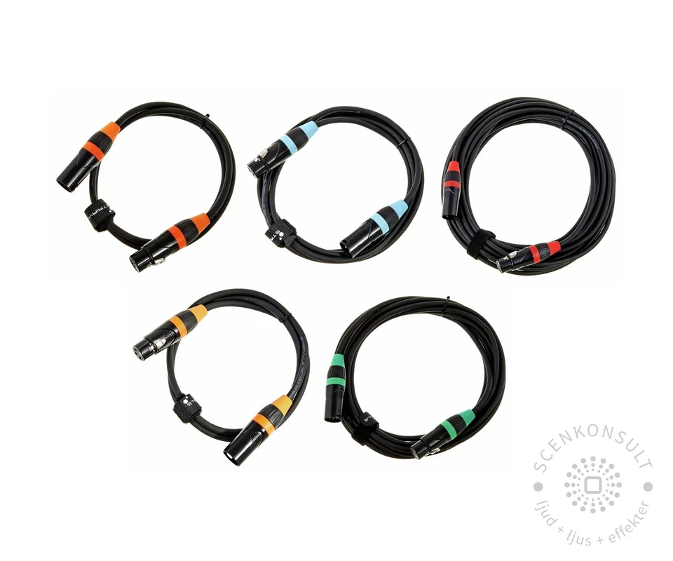 DMX-kabel 1–5 m