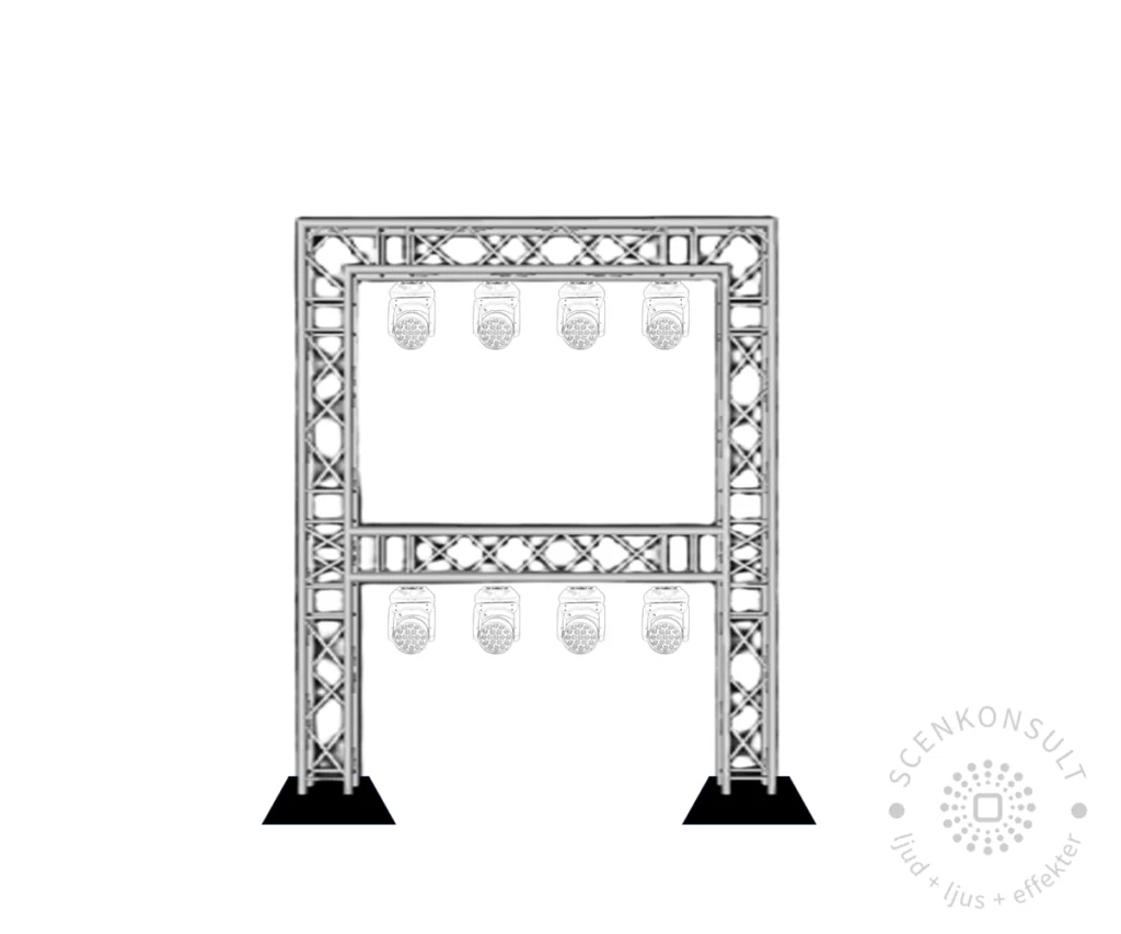 Trossvägg 2,5×2,0 m