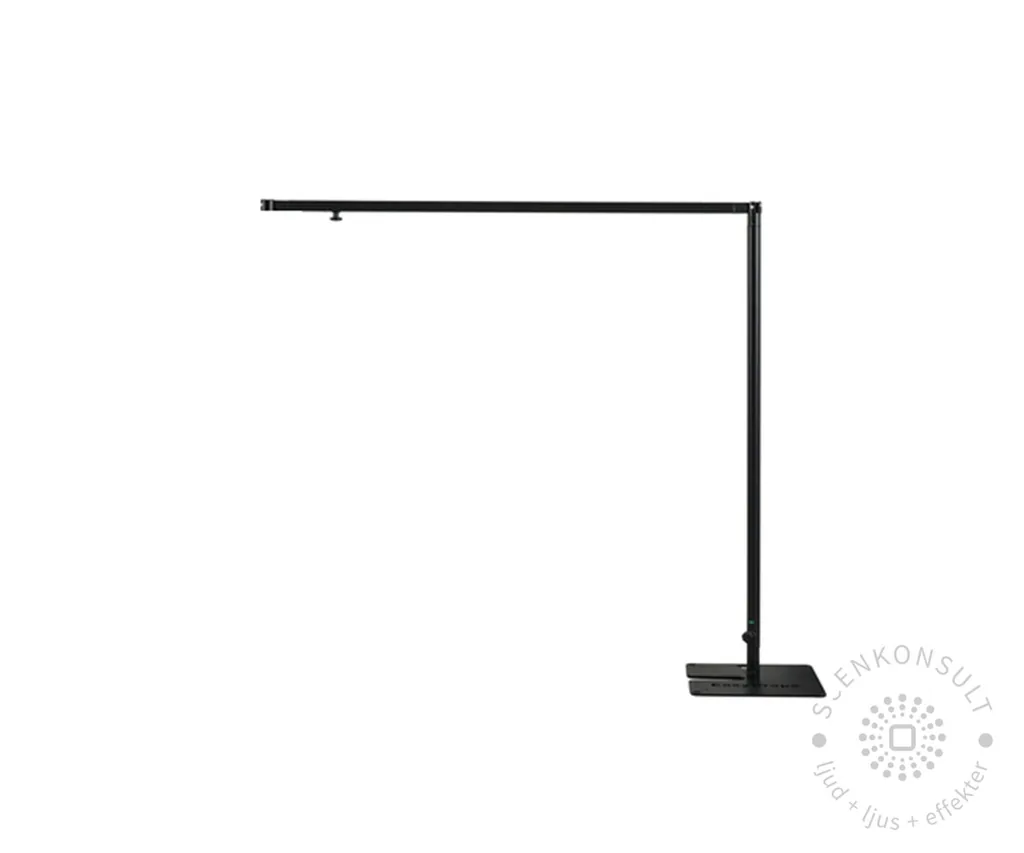 Pipe & Drape påbyggnadssektion (Wentex) — extra stolpe med horisontell stång och tyngdplatta