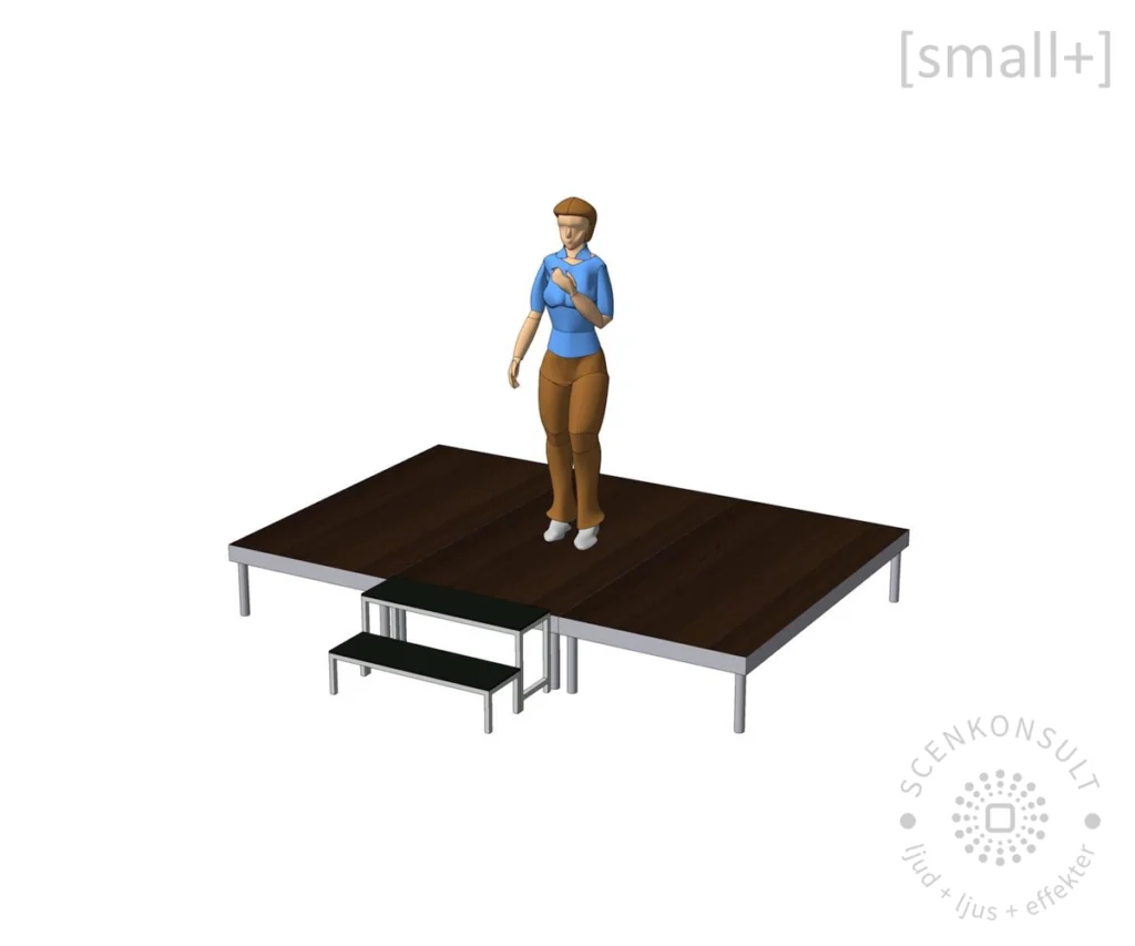 Scenpaket Small+ 6m² för 1-3 personer