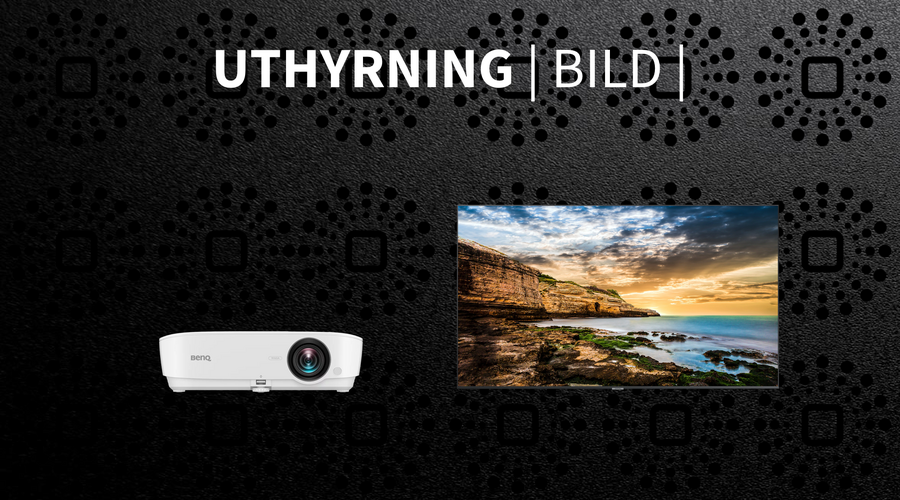 Hyra projektor och skärm