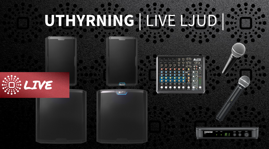 Hyra liveljud konsert